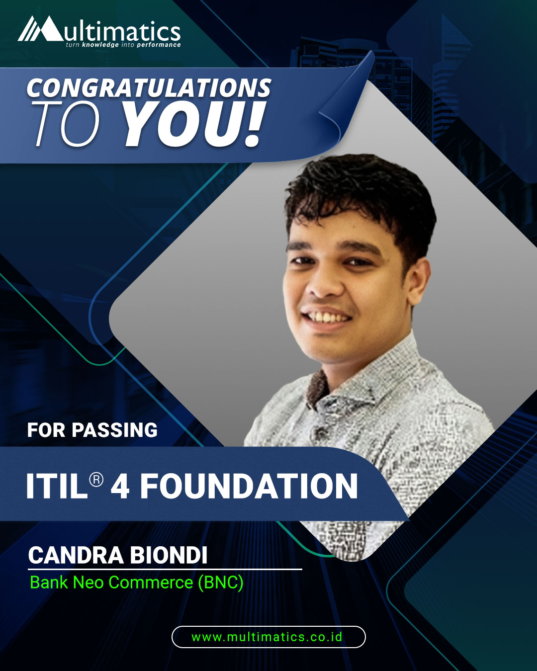 Congratulation Abdul Hamam