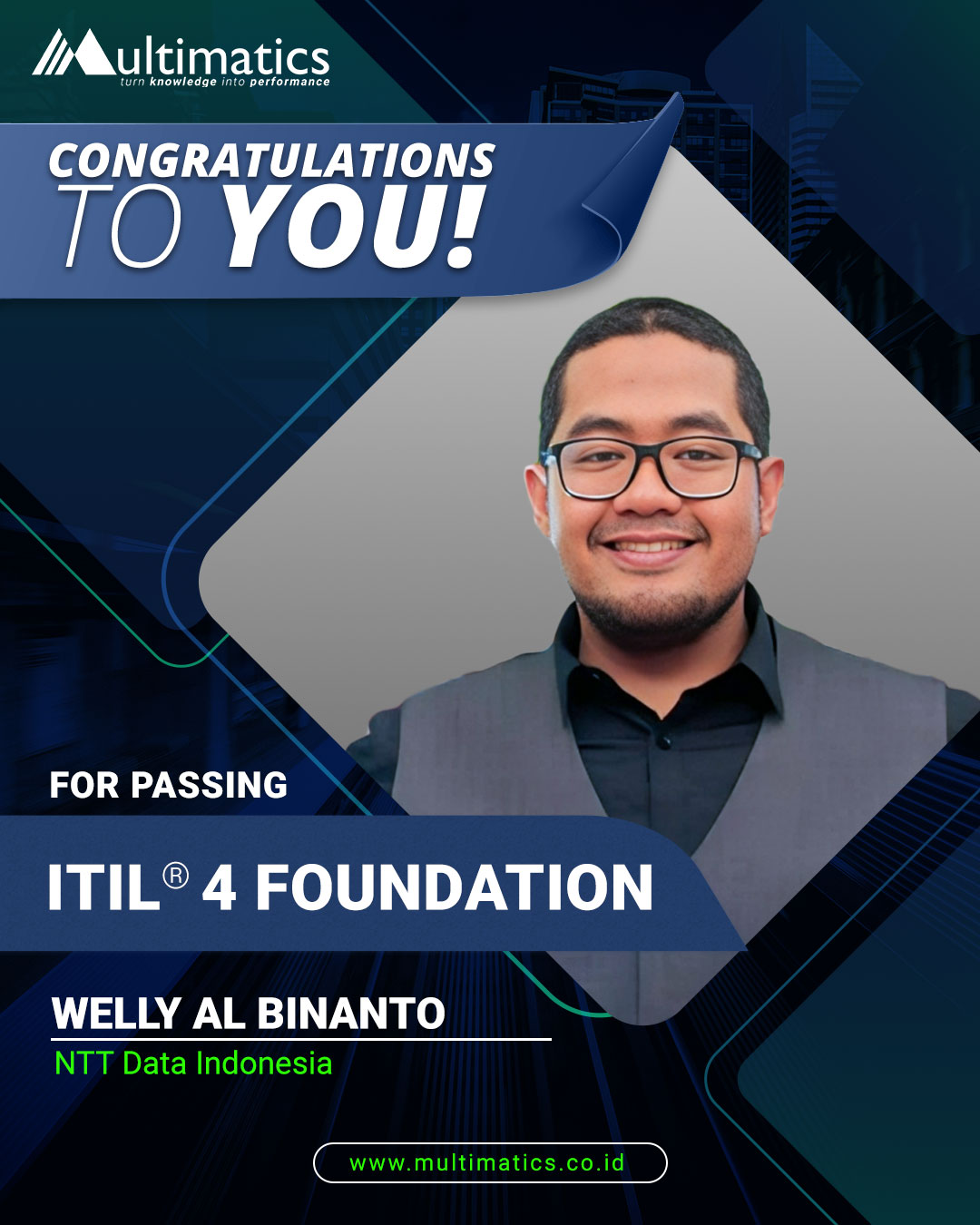 Congratulation Abdul Hamam